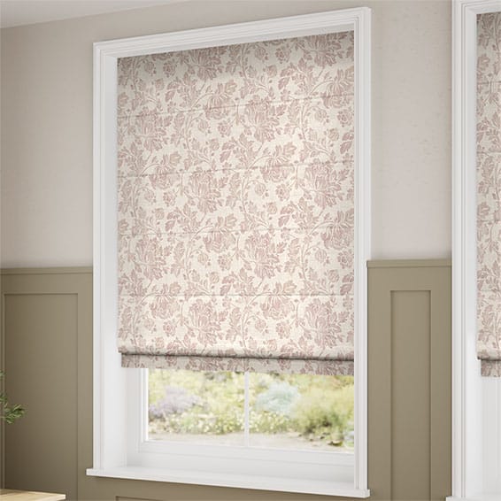 Aerie Damask Rose Roman Blind - Image 2