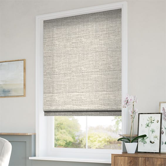 Alaina Speckled Silver  Roman Blind - Image 2