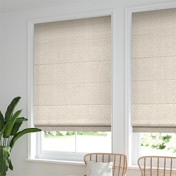 Alcyone White Gold Roman Blind - Image 2
