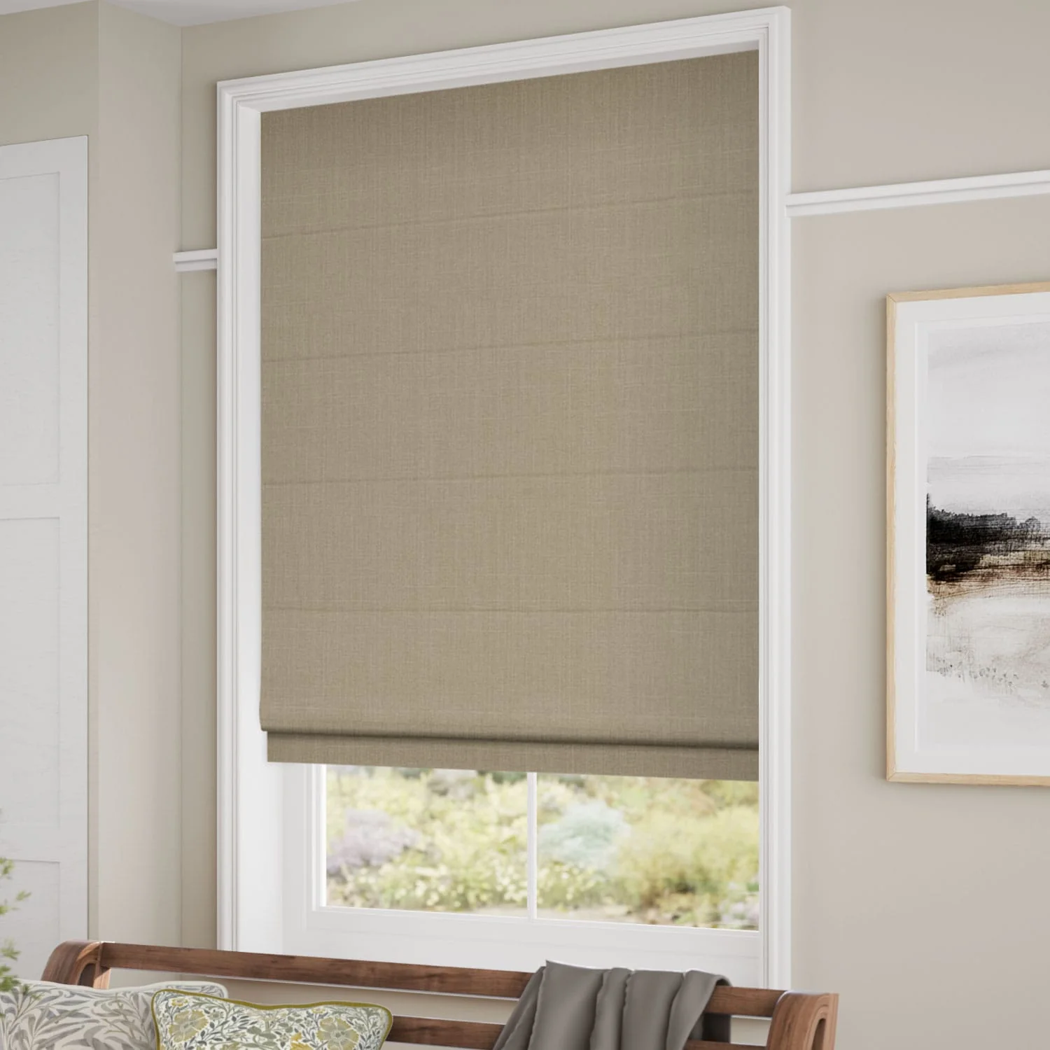 Averley Sand Roman Blind - Image 2