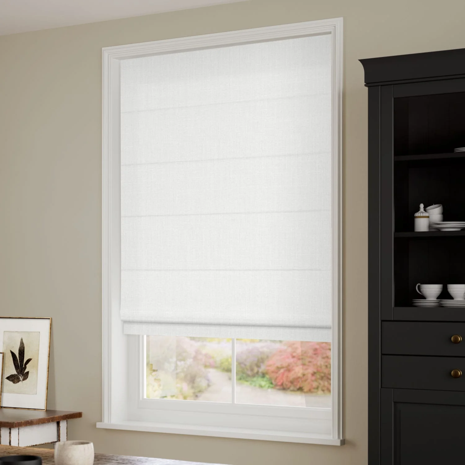 Averley Snow White Roman Blind - Image 2