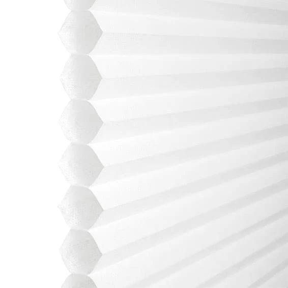 BiFold Adapt DuoLuxe Ice White Pleated Blind - Image 3
