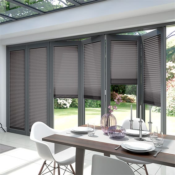BiFold ClickFIT Storm Grey Pleated Blind - Image 2
