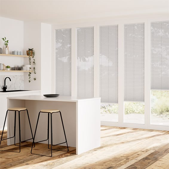 BiFold ClickFIT Voile Soft Grey Pleated Blind - Image 2