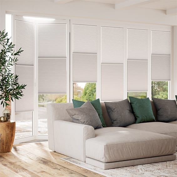 BiFold Night & Day Duo Chantilly Pleated Blind - Image 2