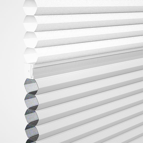 BiFold Night & Day Duo Snowdrift Pleated Blind - Image 3