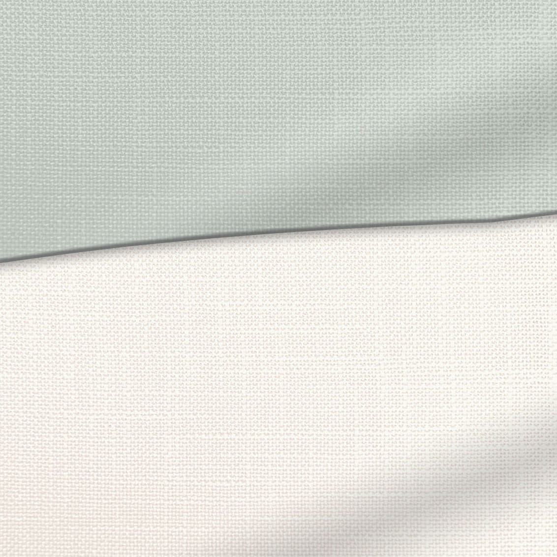 Bijou Linen Alabaster & Duck Egg Roman Blind - Image 2