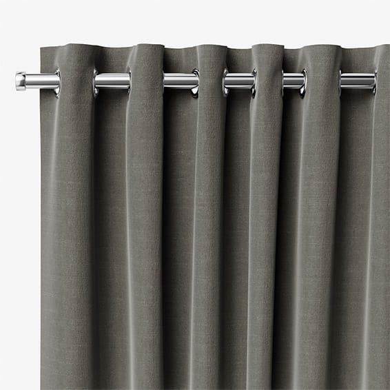 Bijou Linen Pewter  Curtains - Image 2