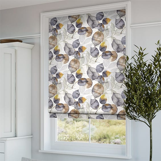 Blakely Linen Mustard Roman Blind - Image 2