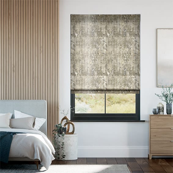 Breedon Velvet Stone Roman Blind
