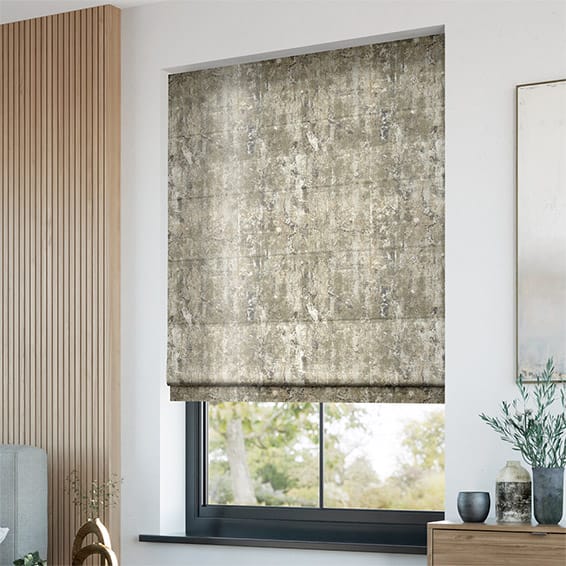 Breedon Velvet Stone Roman Blind - Image 2