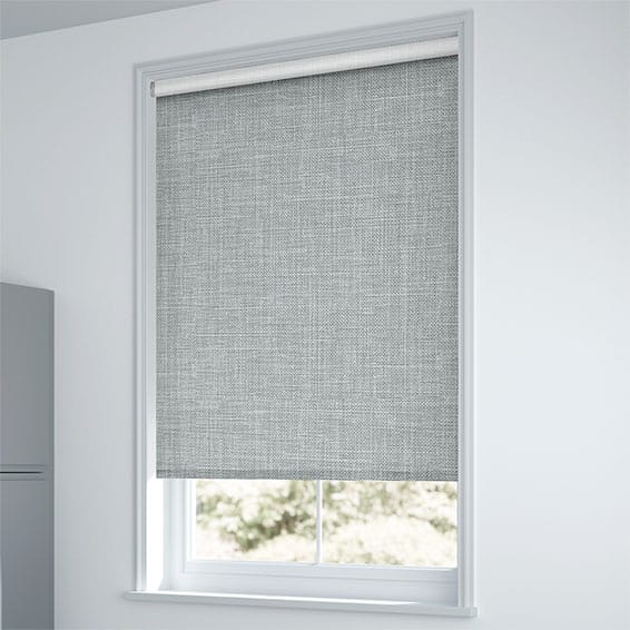 Canali Blackout Silver Grey Roller Blind - Image 2