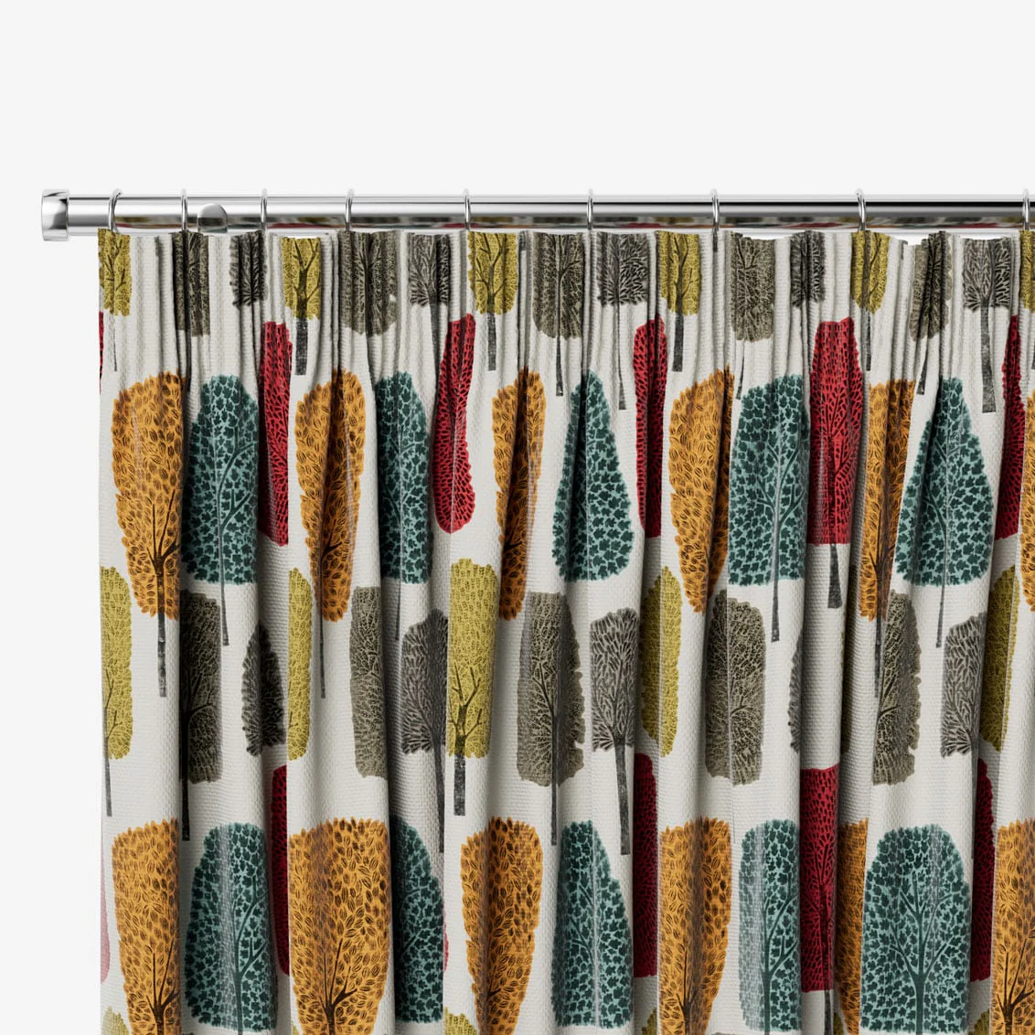 Cedar Tree Chilli Curtains - Image 2