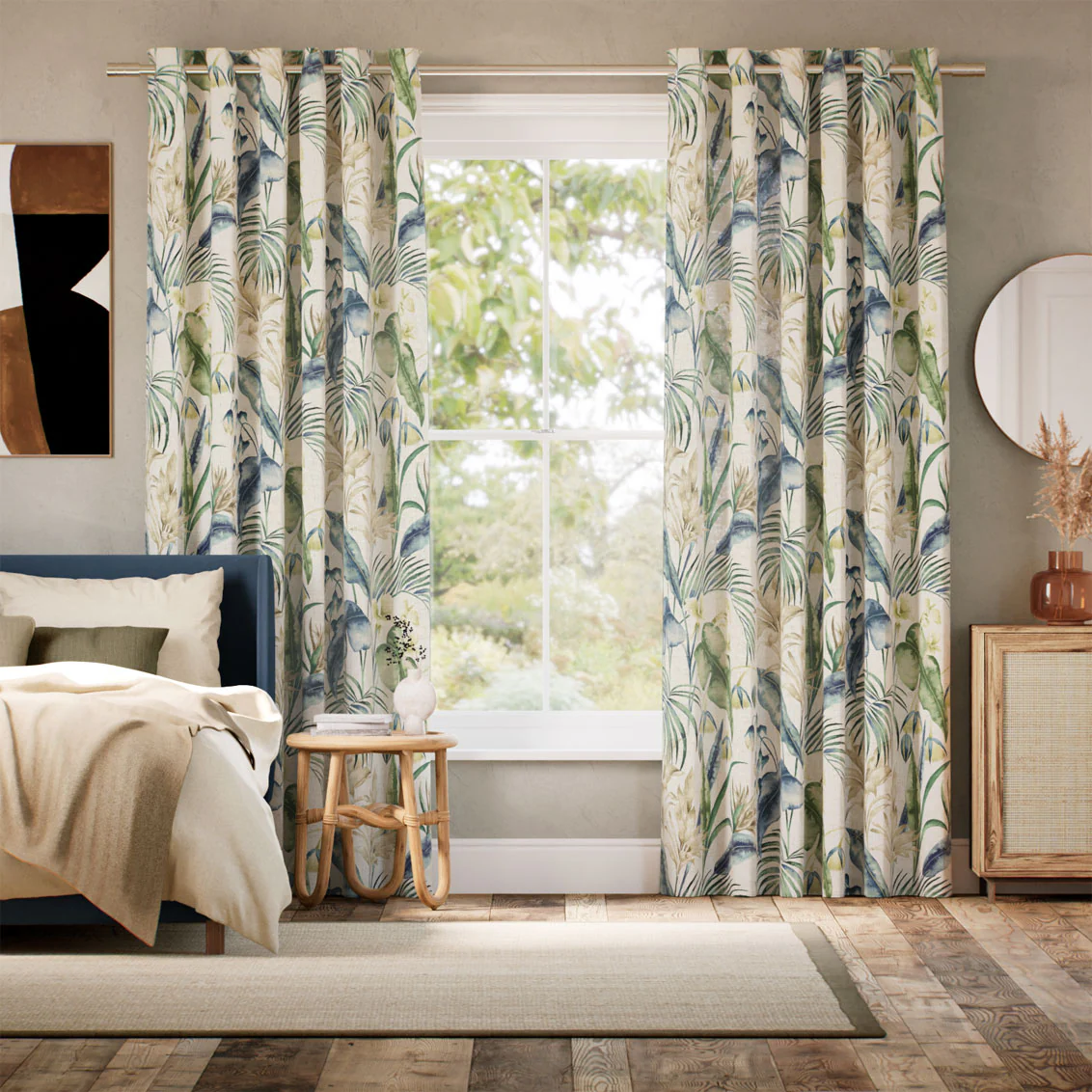 Cedella Azure Curtains