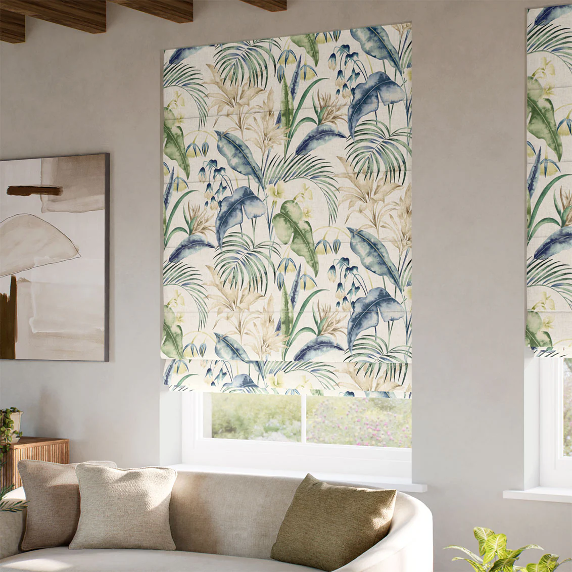 Cedella Azure  Roman Blind - Image 2