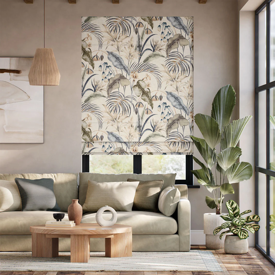 Cedella Sepia Roman Blind