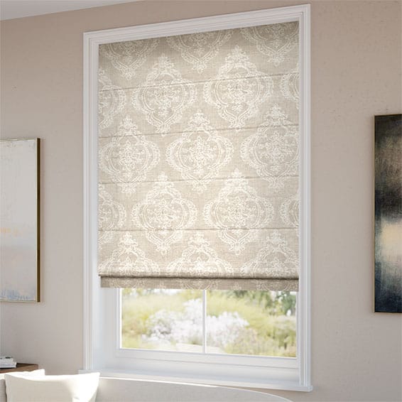 Chantilly Natural Roman Blind - Image 2