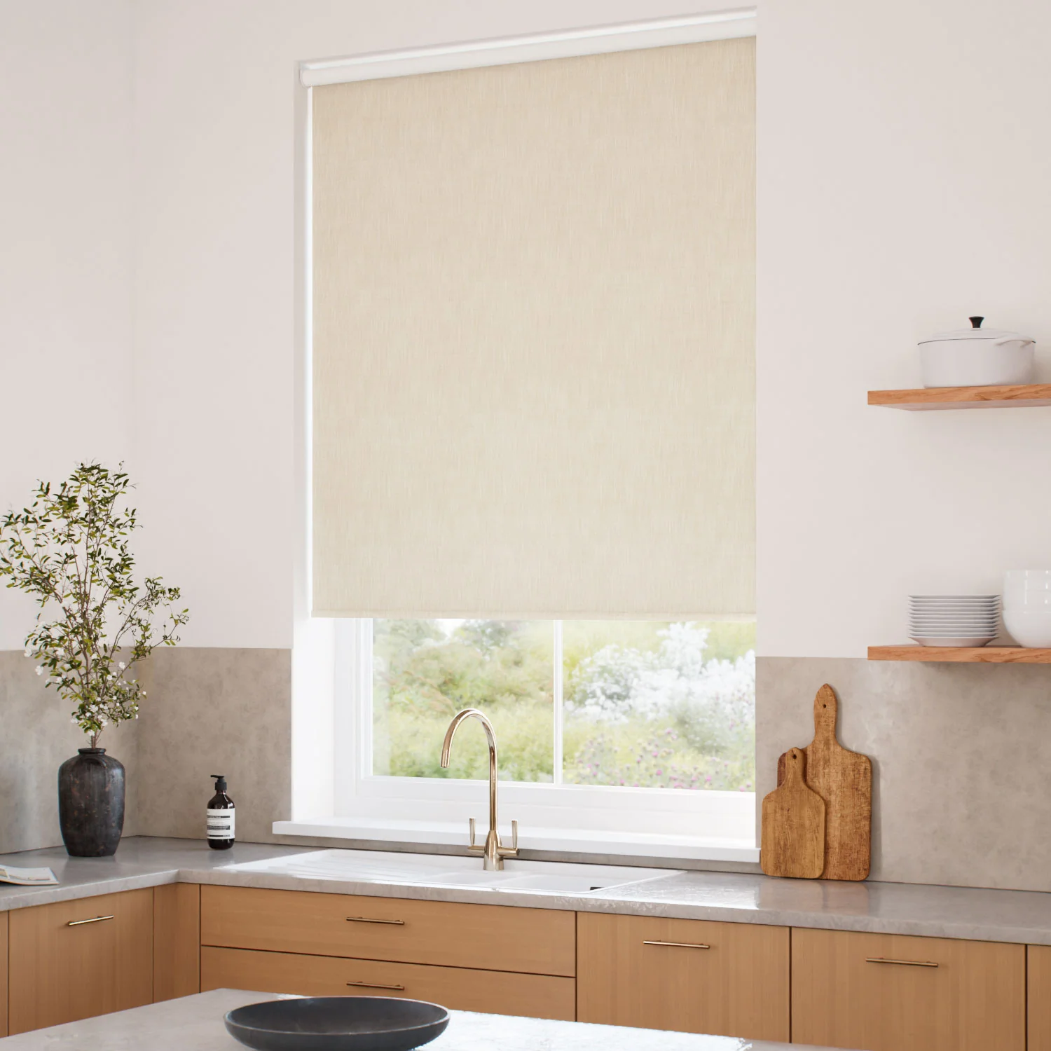 Choices Eco-Friendly Nyah Hopsack Roller Blind - Image 2