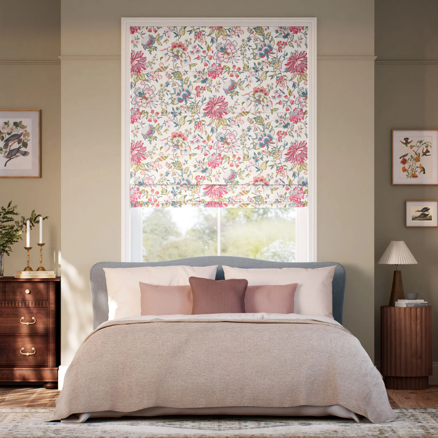 Christelle Carmine Rose Roman Blind