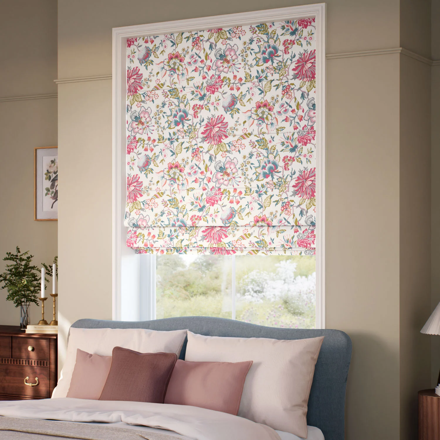 Christelle Carmine Rose Roman Blind - Image 2