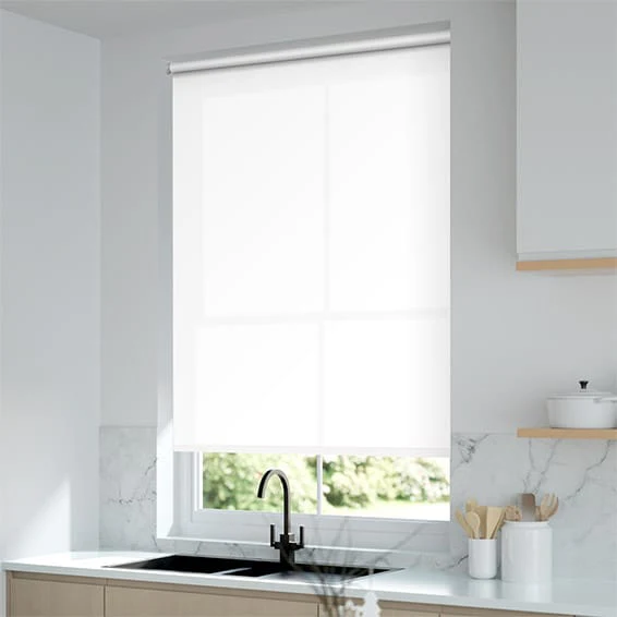City Classic White Roller Blind - Image 2
