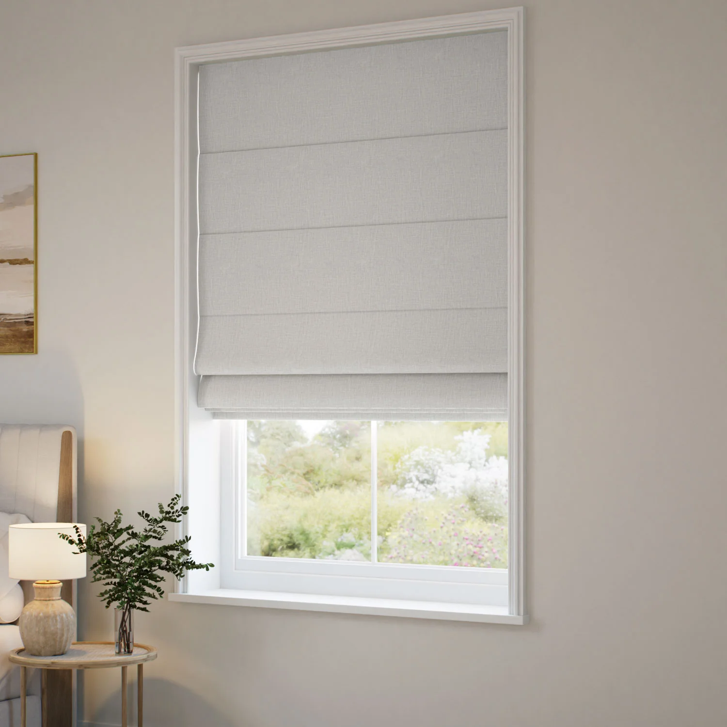 Columbia Rock Salt Roman Blind - Image 2