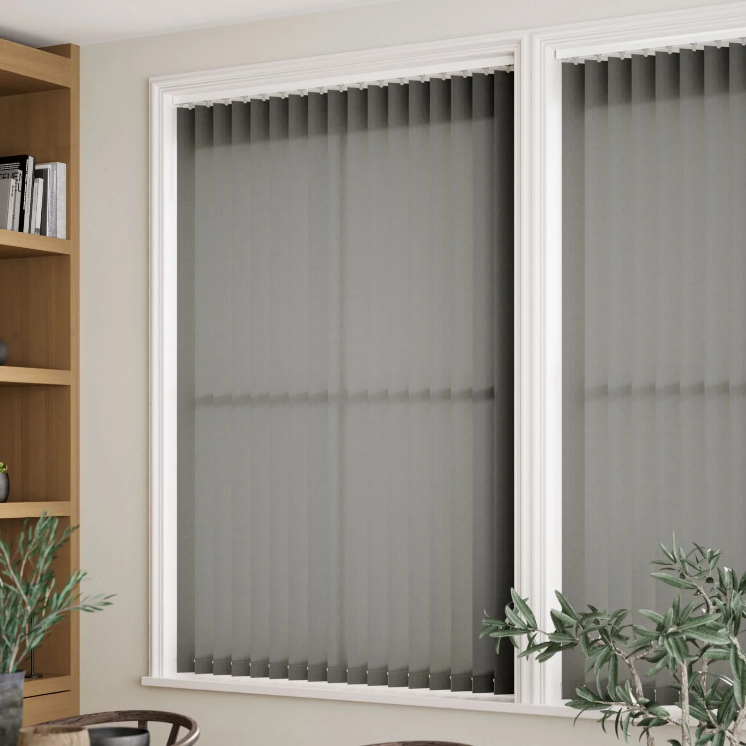Concordia Serpentine Grey Vertical Blind - Image 2