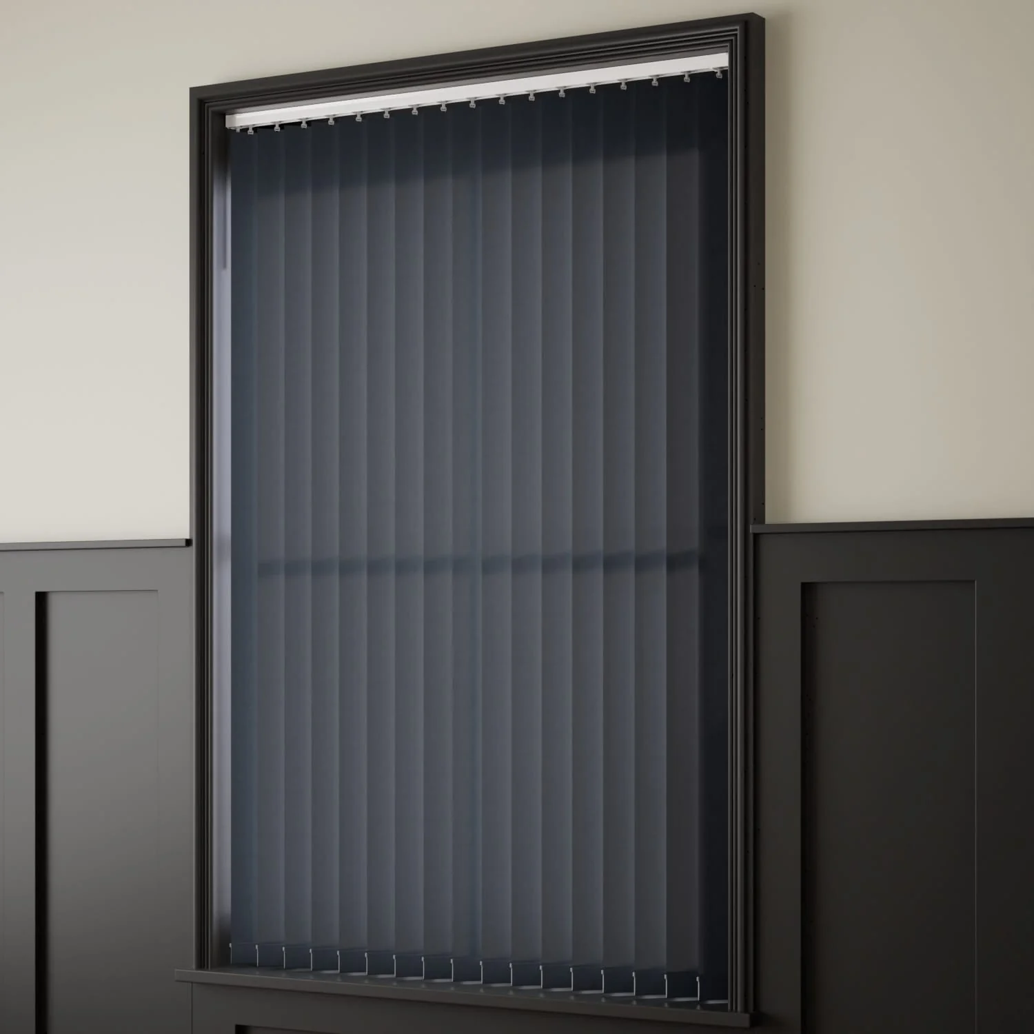 Concordia Shale Blue Vertical Blind - Image 2