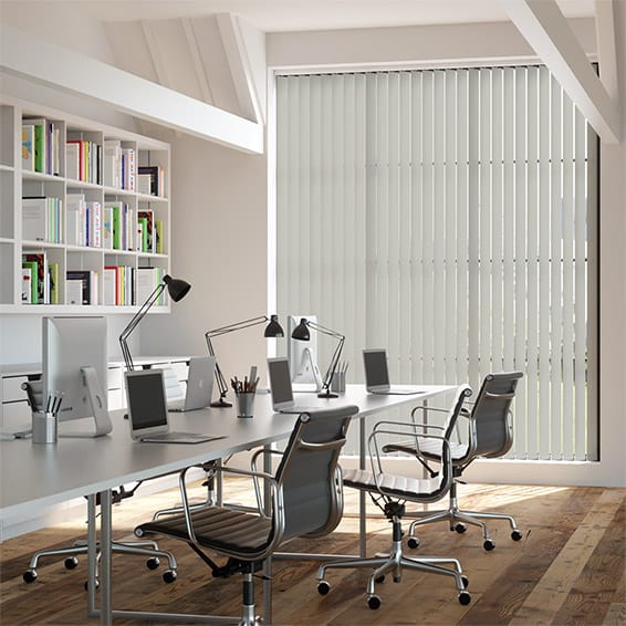 Contract Metropolis PVC Cool Grey Vertical Blind - Image 2