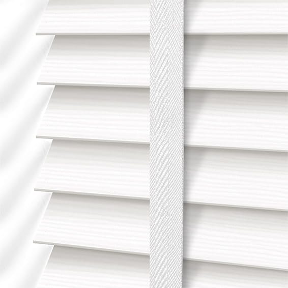 Contract Tampa Alpine White & Igloo Faux Wood Blind - Image 3