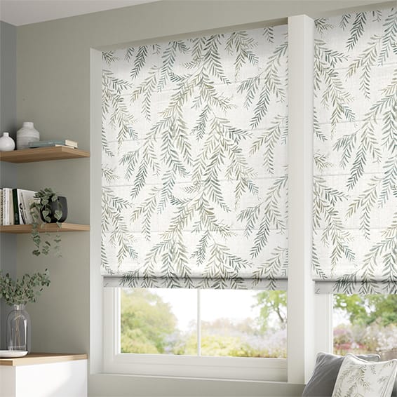 Dappled Ferns Mineral Roman Blind - Image 2