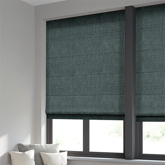 Delphi Chenille Weave Eucalyptus Roman Blind - Image 2