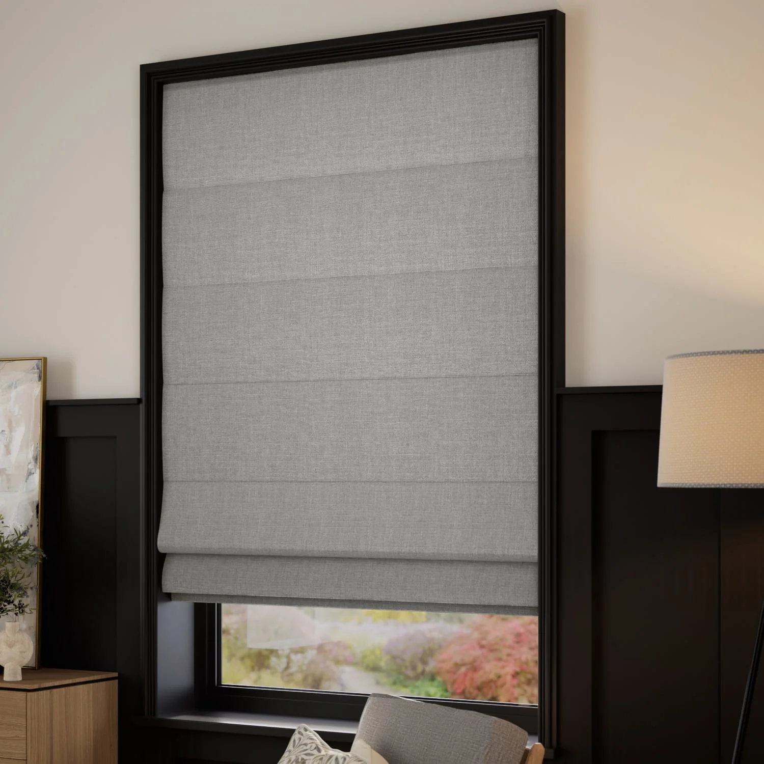 Denver Blackout Flint Roman Blind - Image 2