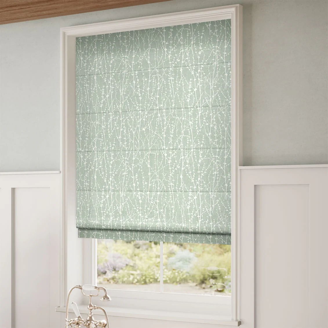Dockleaf Soft Mist Roman Blind - Image 2