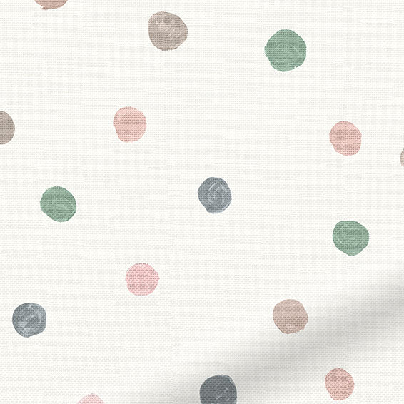 Dotty Dots Blossom Roman Blind - Image 3