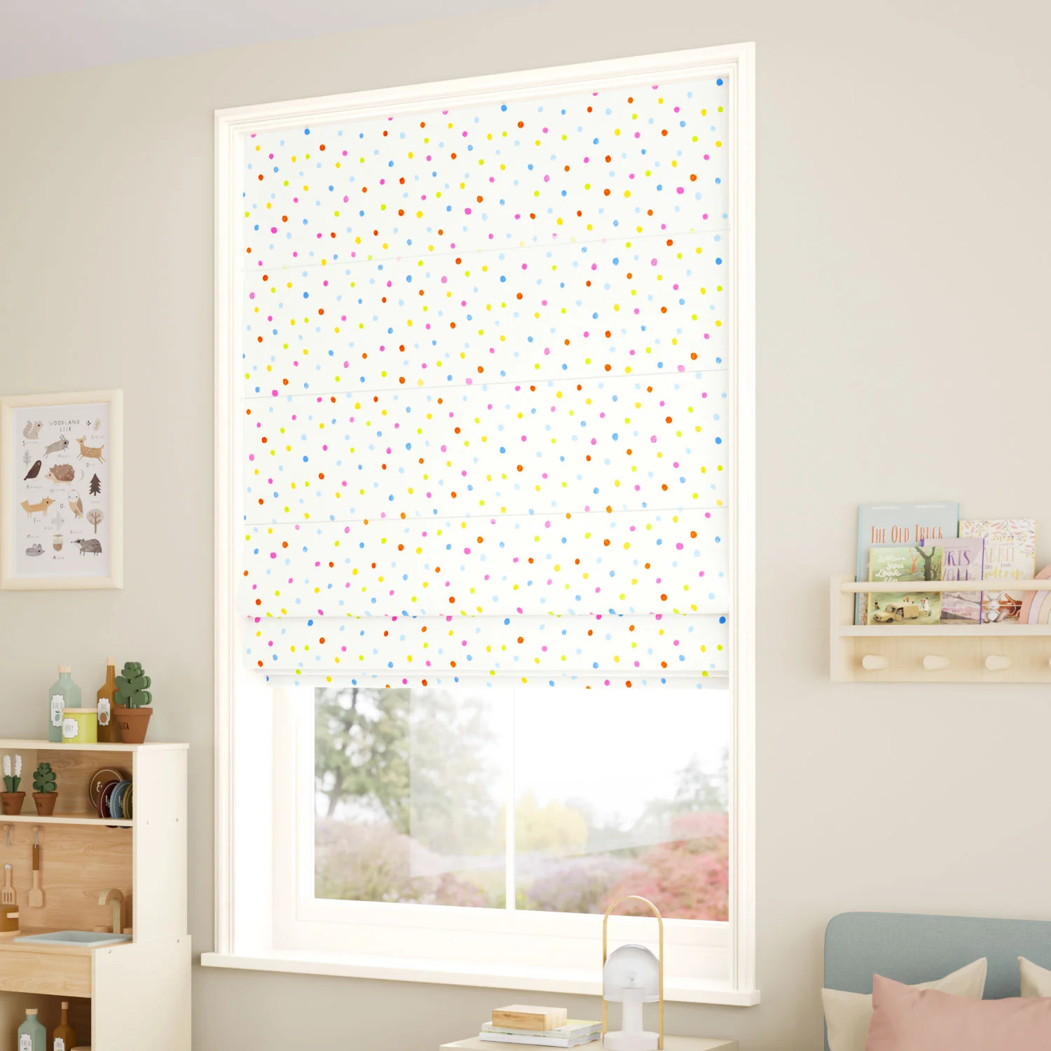 Dotty Dots Multi Roman Blind - Image 2