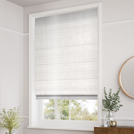 Dupioni Faux Silk Pearl Roman Blind - Image 2
