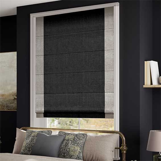 Eclissi Charcoal Roman Blind - Image 2