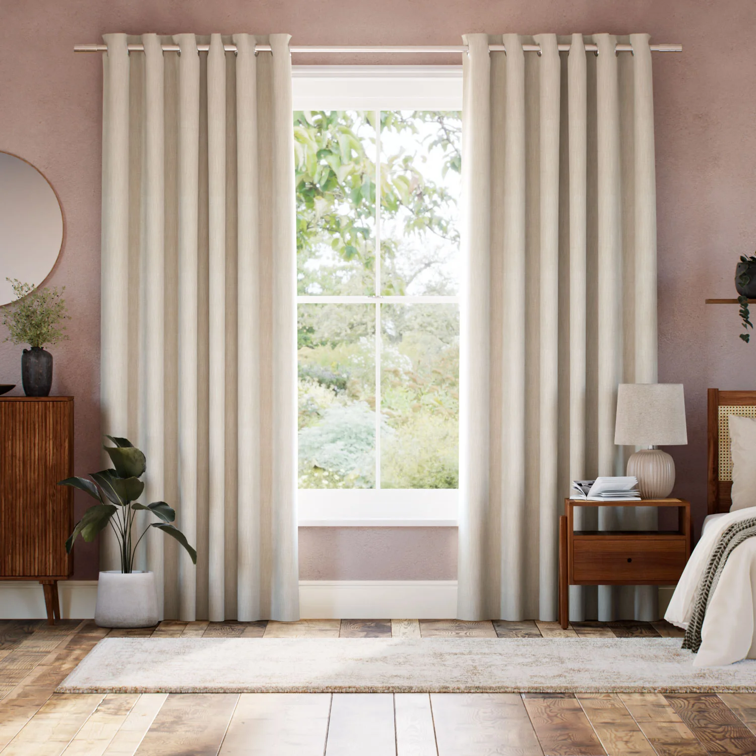 Eco-Friendly Nyah Hopsack Curtains