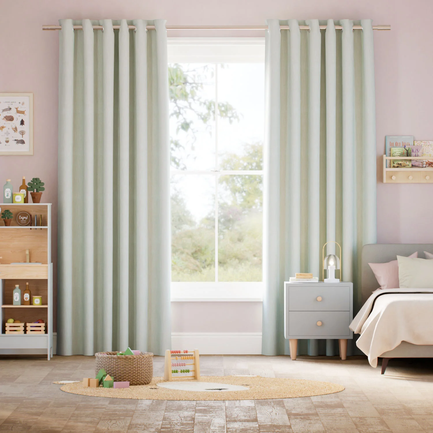 Eco-Friendly Nyah Limoncello Curtains