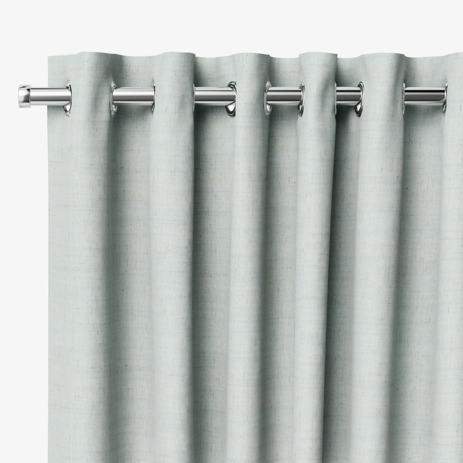 Eco-Friendly Riley Glacier Blue Curtains - Image 2