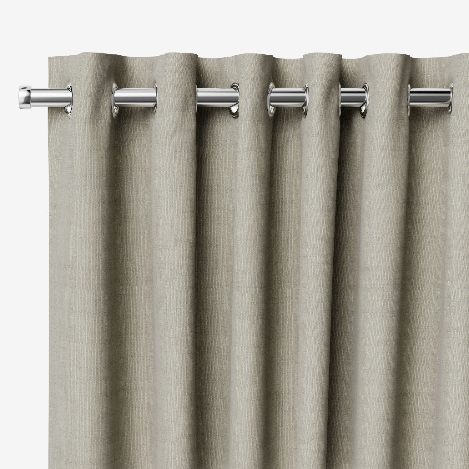 Eco-Friendly Riley Oyster Grey Curtains - Image 2