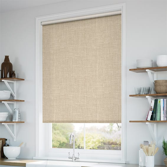 Electric Canali Blackout Sandcastle Roller Blind - Image 2