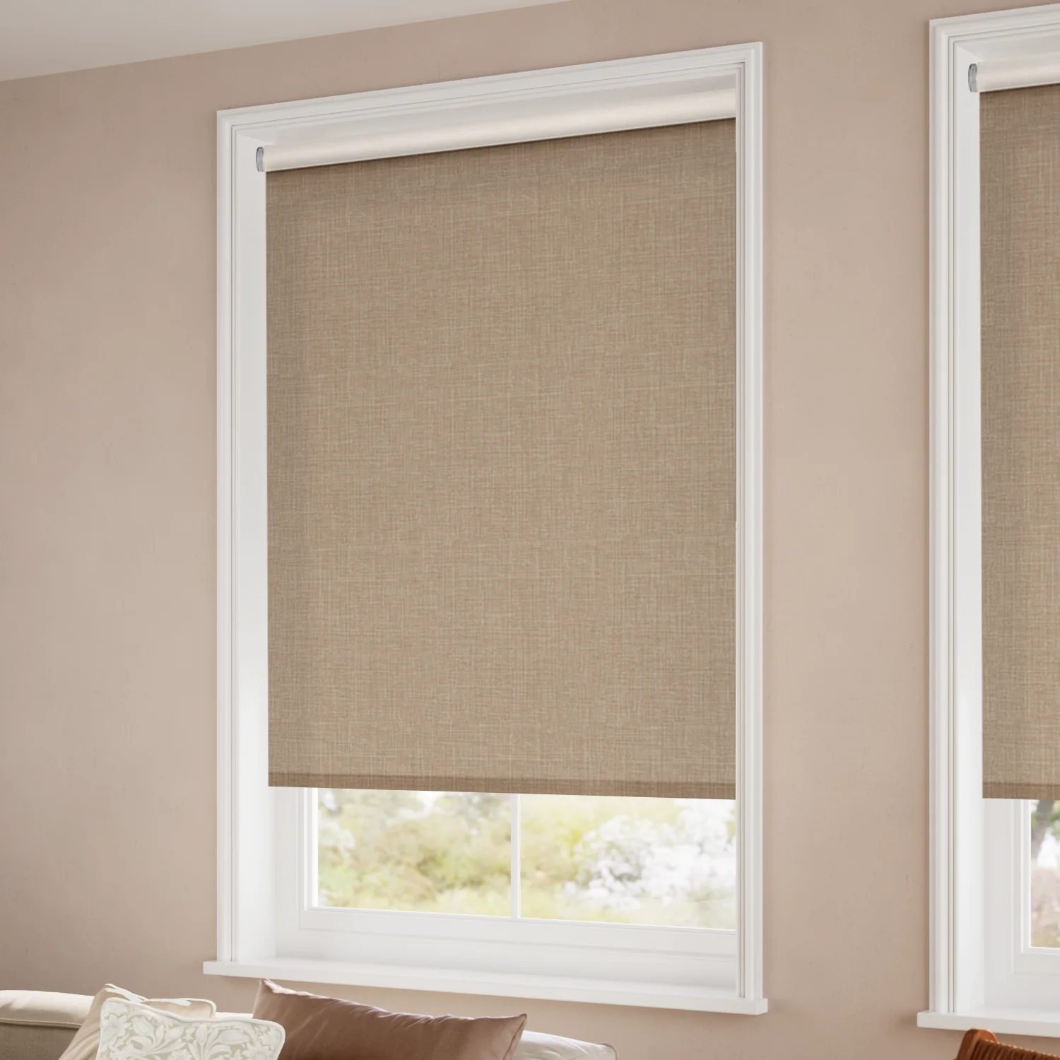 Electric Canali Blackout Stone Roller Blind - Image 2