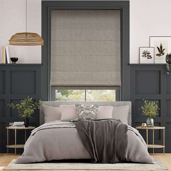 Electric Cavendish Mid Grey Roman Blind