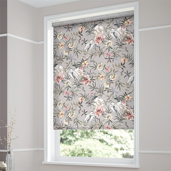 Electric Choices Bella Heron Silver Roller Blind - Image 2