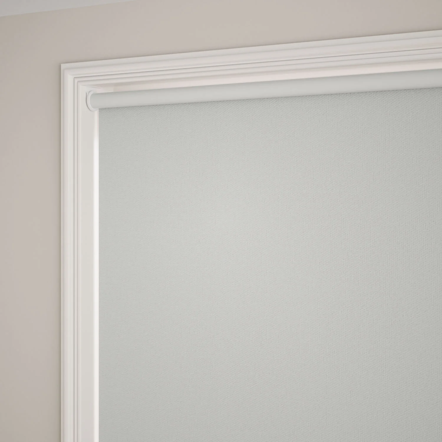 Electric Eco-Friendly Blackout Soft Grey Roller Blind - Image 2