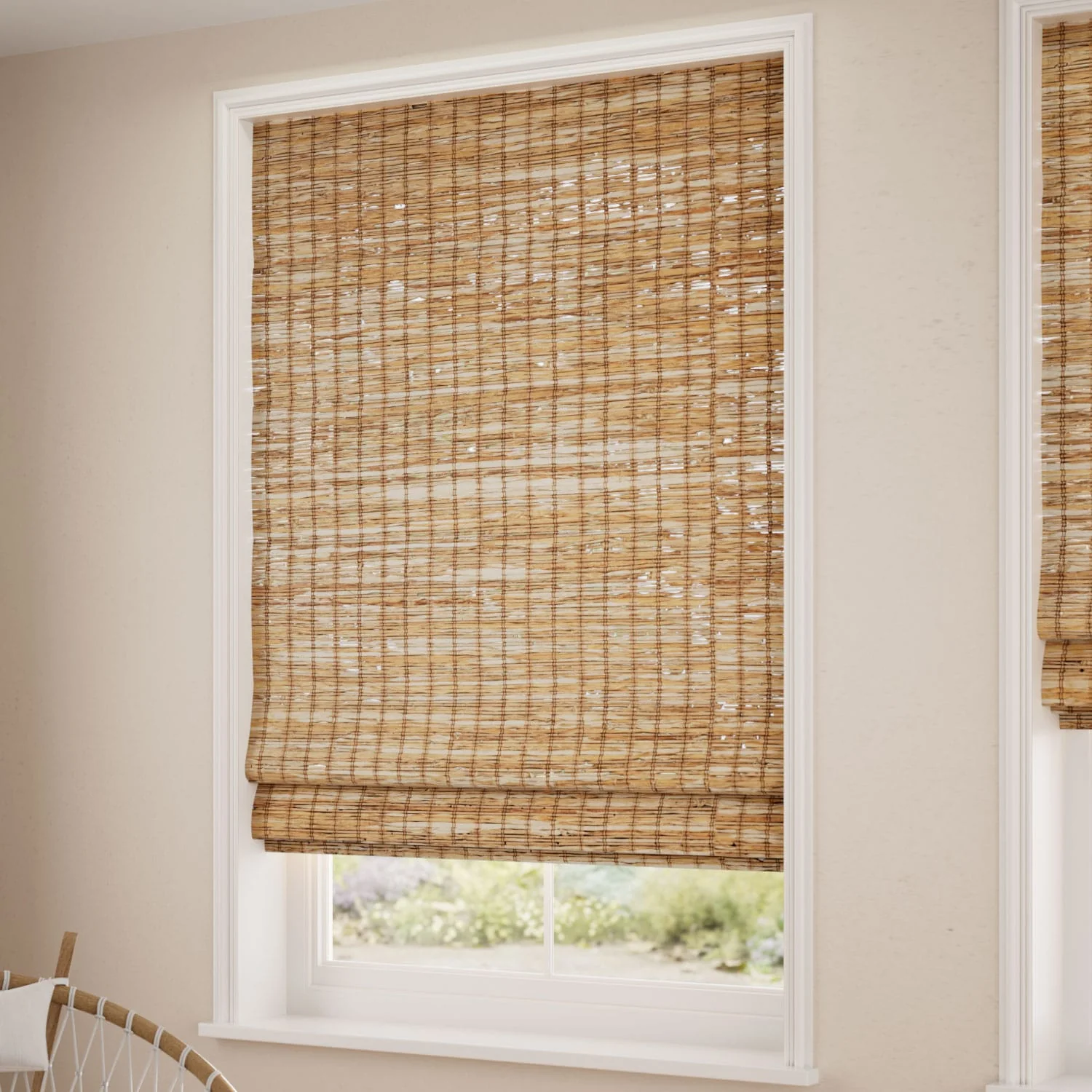 Electric Leticia Cedar Roman Blind - Image 2