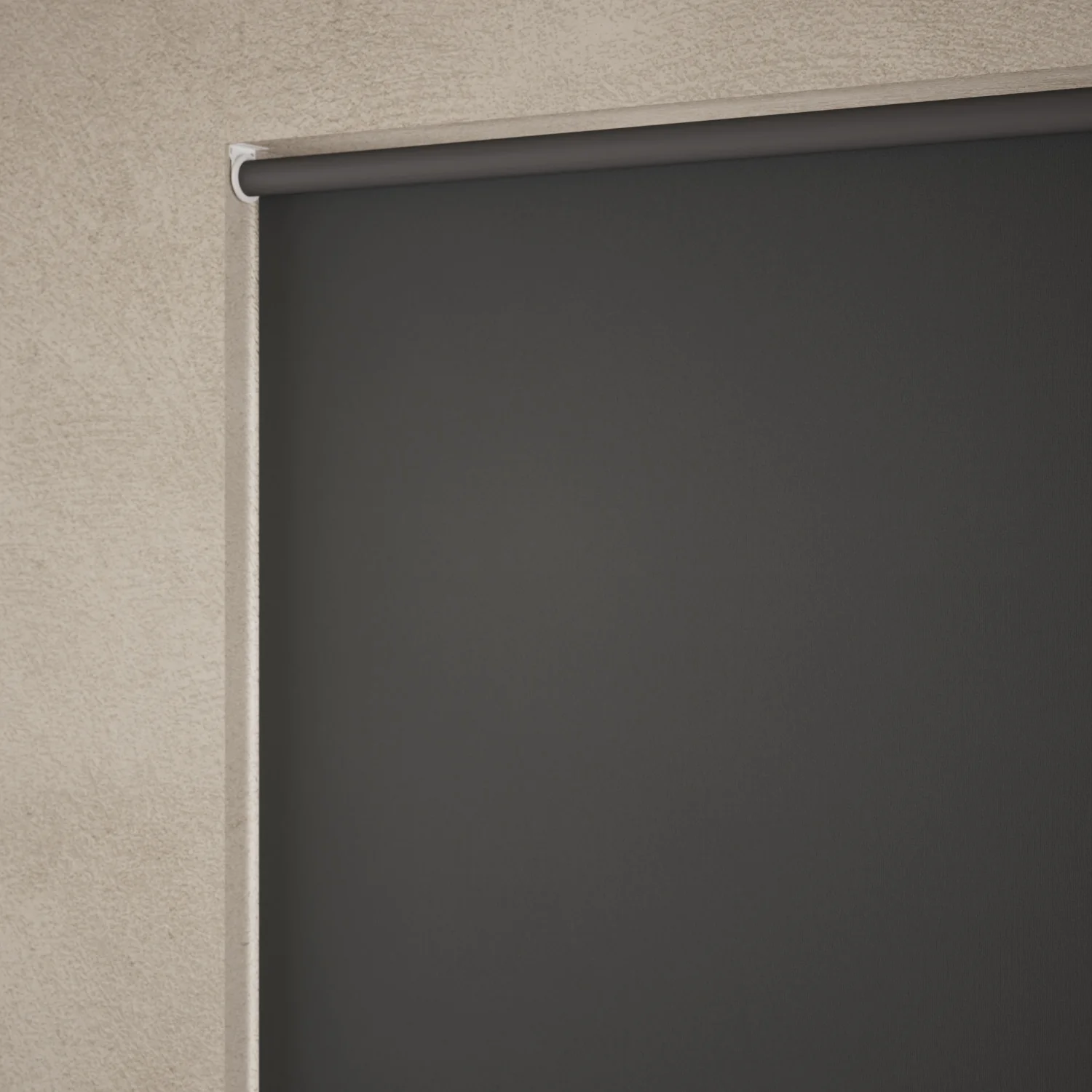 Electric Sevilla Blackout Charcoal  Roller Blind