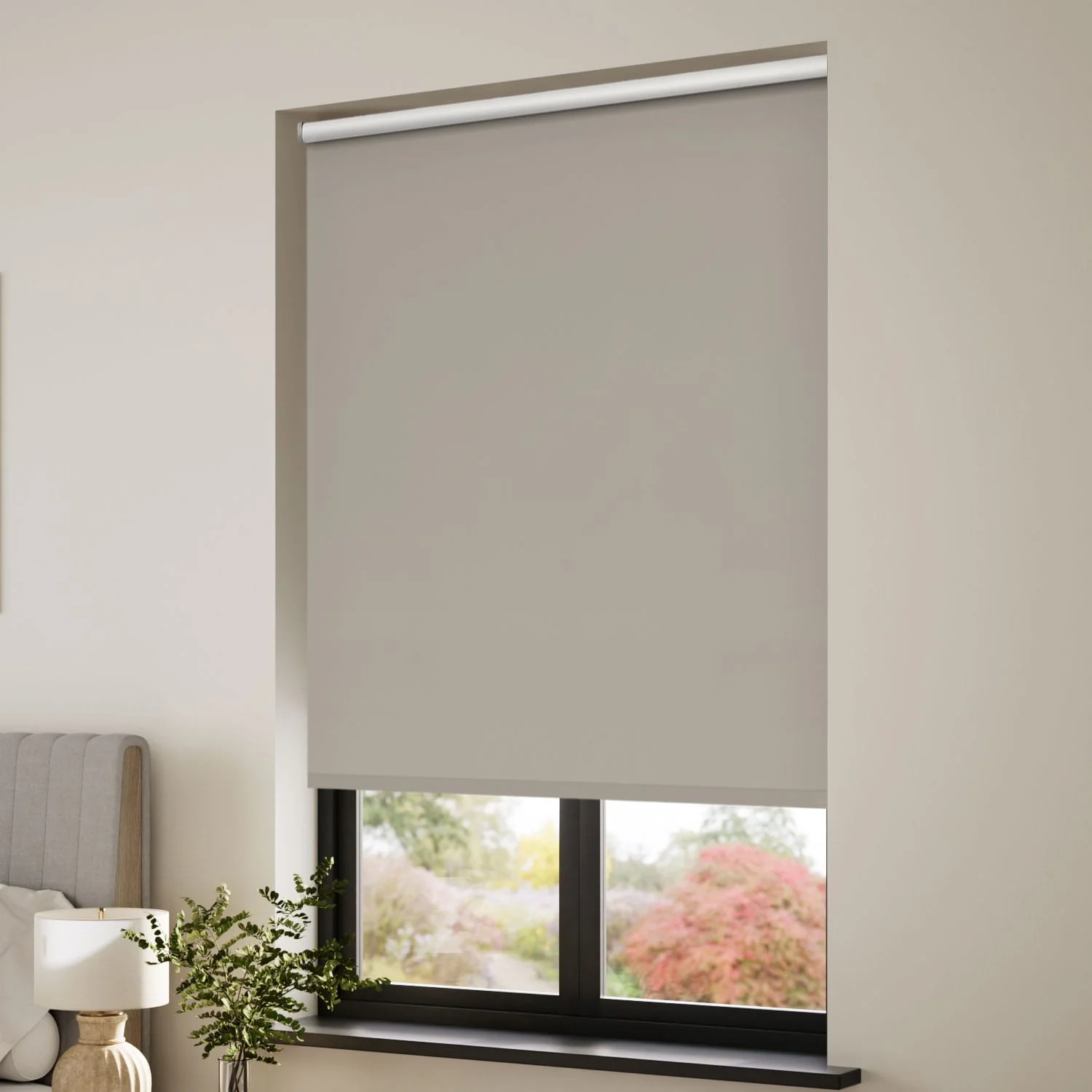 Electric Sevilla Blackout River Rock  Roller Blind